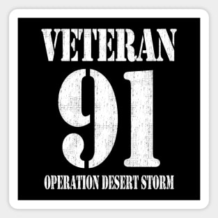 Desert Storm Veteran Magnet